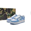 Bstsneaker-{Special Sale} Bapesta A Bathing Ape Bape Sta Low White Blue 1M70-191-001
