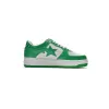 Bstsneaker-{Special Sale} Bapesta A Bathing Ape Bape Sta Low White Green 1H70-191-001
