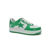 Bstsneaker-{Special Sale} Bapesta A Bathing Ape Bape Sta Low White Green 1H70-191-001
