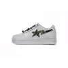 Bstsneaker-{Special Sale} Bapesta A Bathing Ape Bape Sta Low White Green Camouflage 1H20-191-045