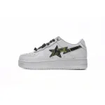 Bstsneaker-{Special Sale} Bapesta A Bathing Ape Bape Sta Low White Green Camouflage 1H20-191-045