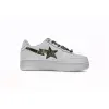 Bstsneaker-{Special Sale} Bapesta A Bathing Ape Bape Sta Low White Green Camouflage 1H20-191-045