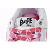 {Special Sale} Bapesta A Bathing Ape Bape Sta Low White Red Camouflage 1H20-191-045