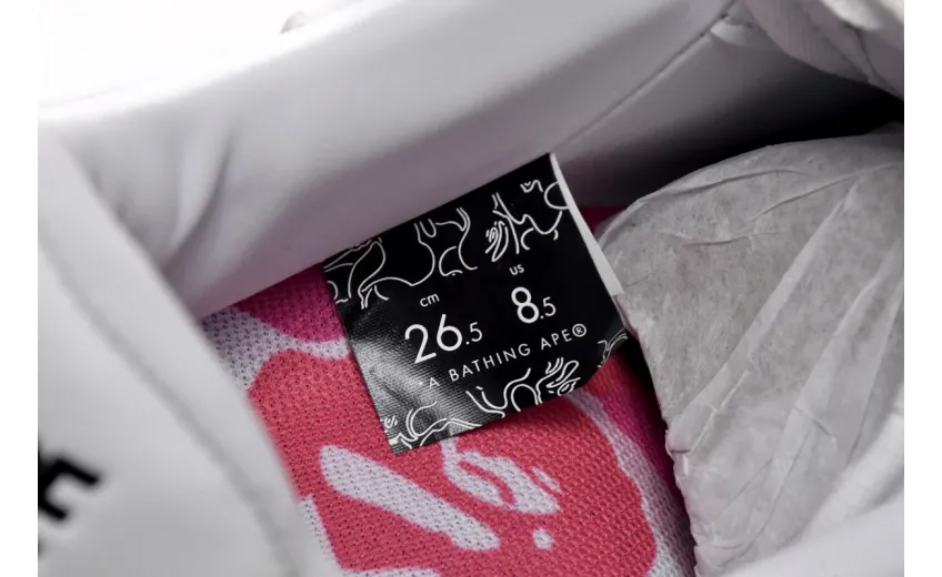 Bstsneaker-{Special Sale} Bapesta A Bathing Ape Bape Sta Low White Red Camouflage 1H20-191-045