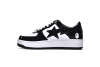 Bstsneaker-{Special Sale} Bapesta Bathing Ape Bape Sta Low Black White 1H70-191-001