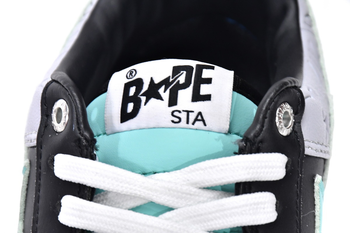 Bstsneaker-{Special Sale} Bapesta Bathing Ape Bape Sta Low Grey Black 1H70-191-002