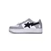 Bstsneaker-{Special Sale} Bapesta Bathing Ape Bape Sta Low White Grey 1H70-191-002