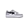 Bstsneaker-{Special Sale} Bapesta Bathing Ape Bape Sta Low White Grey 1H70-191-002