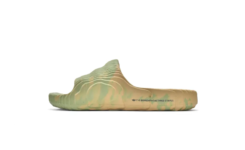 Bstsneaker-Adidas Adilette 22 Slides Magic Lime Desert Sand GY1597