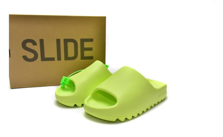 Bstsneaker-Adidas Yeezy Slide Glow Green HQ6447