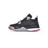 Bstsneaker-Air Jordan 4 Retro PS Bred BQ7660-060 (Kids Shoes) 