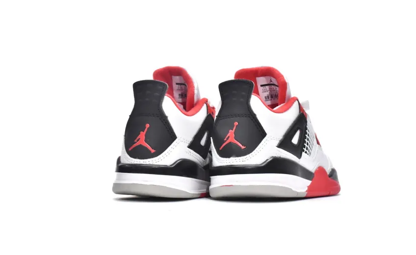 Bstsneaker-Air Jordan 4 Retro PS Fire Red BQ7669-160(Kids Shoes)
