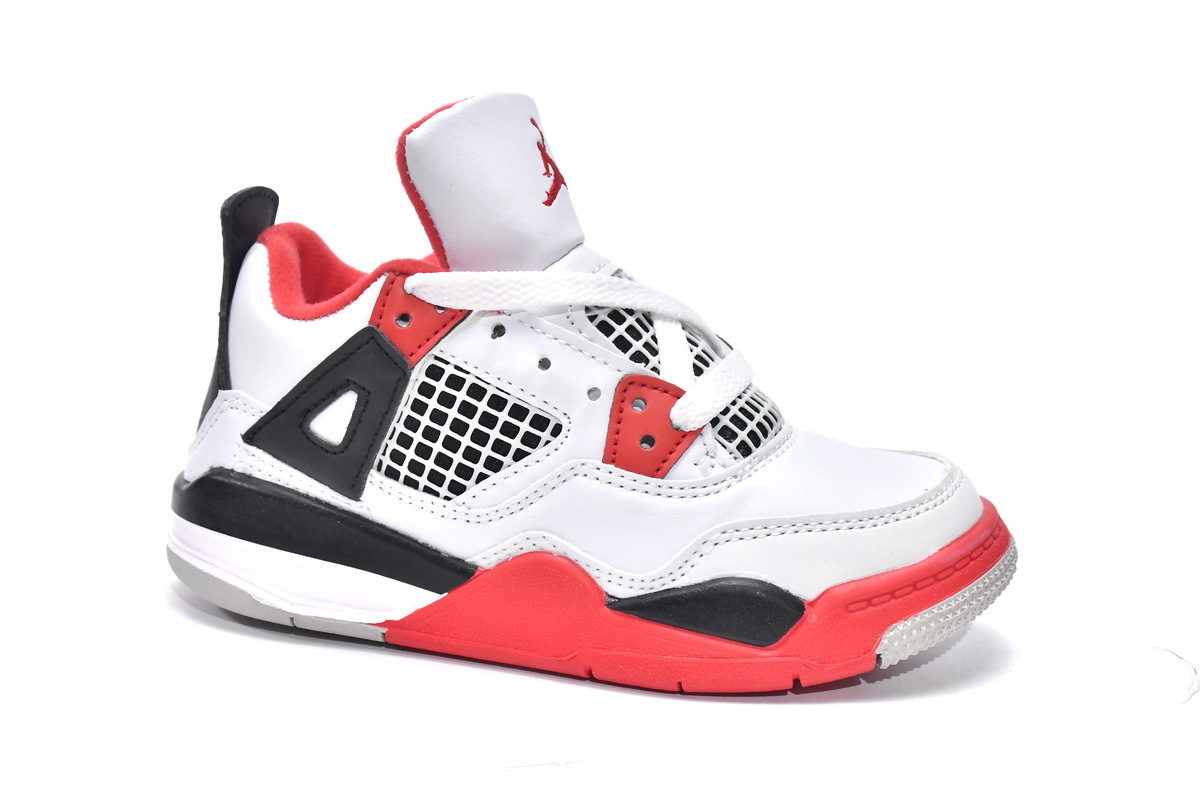 Air Jordan 4 Retro PS Fire Red BQ7669-160(Kids Shoes)