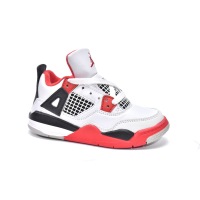 Air Jordan 4 Retro PS Fire Red BQ7669-160(Kids Shoes)