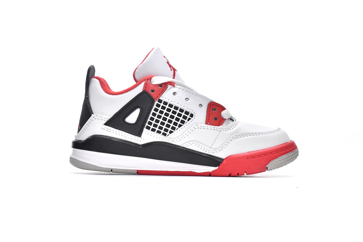 Air Jordan 4 Retro PS Fire Red BQ7669-160(Kids Shoes)