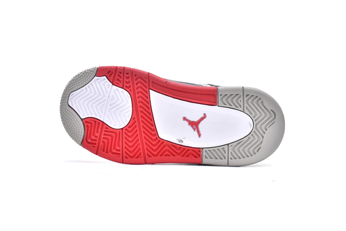 Air Jordan 4 Retro PS Fire Red BQ7669-160(Kids Shoes)