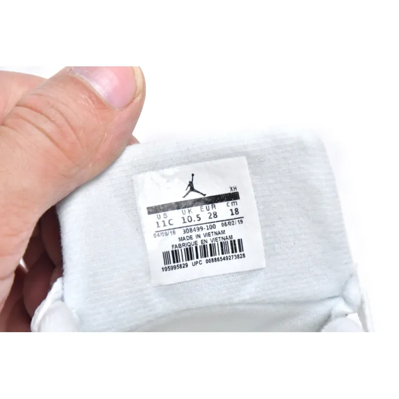 Bstsneaker-Air Jordan 4 Retro PS Pure Money 308499-100 (Kids Shoes) 