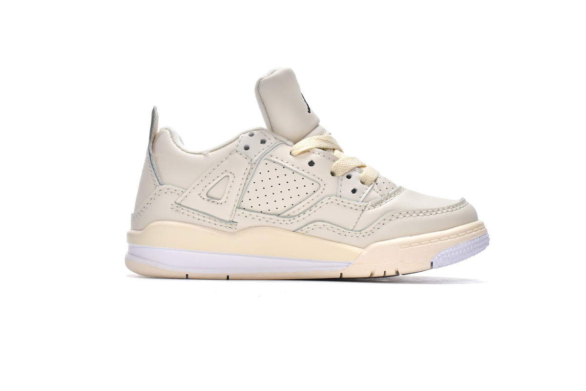 Bstsneaker-Air Jordan 4 Retro PS Sail CV9388-100 (Kids Shoes)