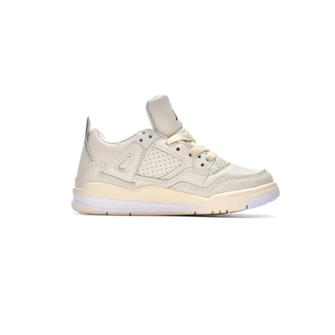 Bstsneaker-Air Jordan 4 Retro PS Sail CV9388-100 (Kids Shoes)