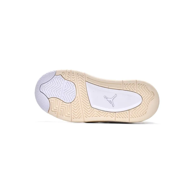 Bstsneaker-Air Jordan 4 Retro PS Sail CV9388-100 (Kids Shoes)