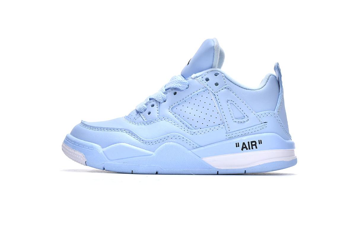 Bstsneaker-Air Jordan 4 Retro PS Sky Blue CV9388-004 (Kids Shoes)