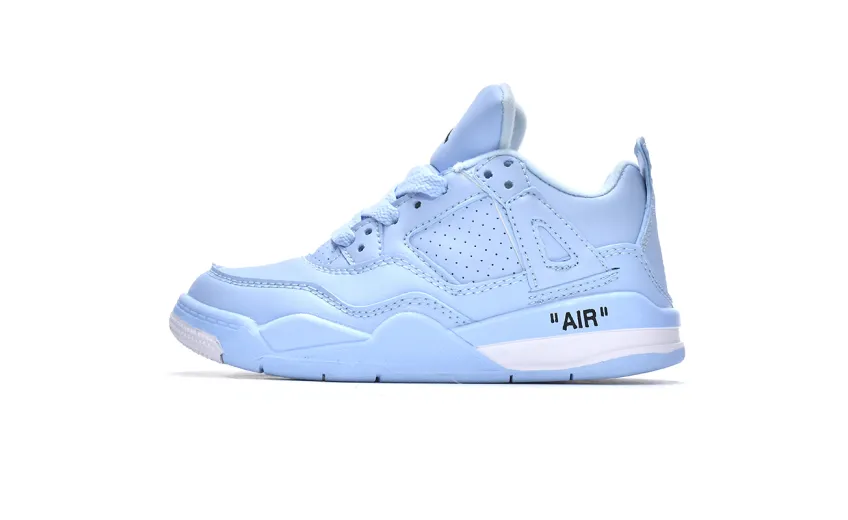 Bstsneaker-Air Jordan 4 Retro PS Sky Blue CV9388-004 (Kids Shoes)