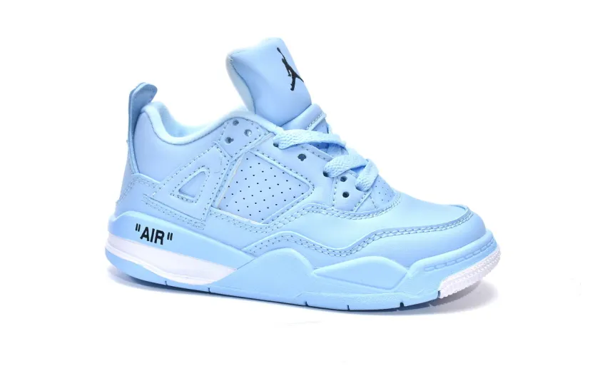 Bstsneaker-Air Jordan 4 Retro PS Sky Blue CV9388-004 (Kids Shoes)