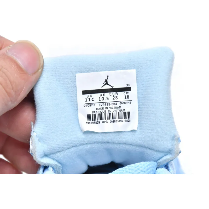 Bstsneaker-Air Jordan 4 Retro PS Sky Blue CV9388-004 (Kids Shoes)