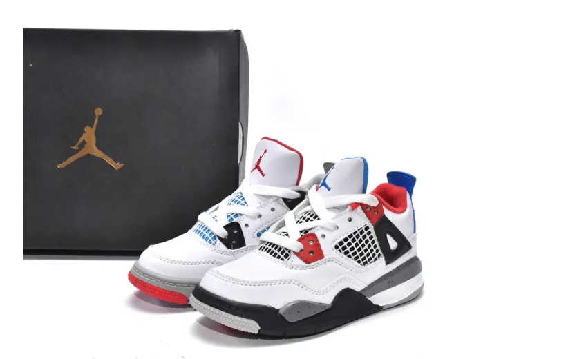Bstsneaker-Air Jordan 4 Retro PS What The 4 BQ7669-146 (Kids Shoes) 
