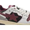 Bstsneaker-Bapesta Bape Sk8 Sta Low Red Grey 1I20-291-020