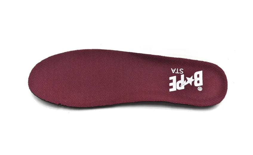 Bstsneaker-Bapesta Bape Sk8 Sta Low Red Grey 1I20-291-020