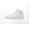 Bstsneaker-Jordan 1 Mid White Pure Platinum (2018)  554725-109