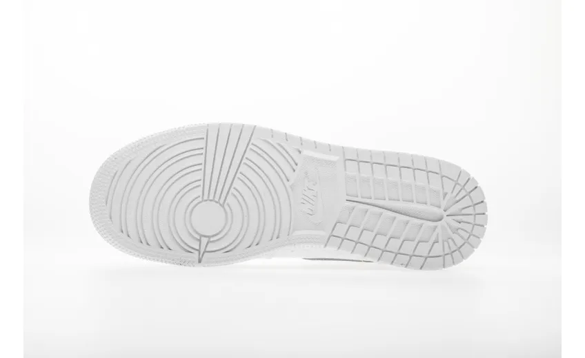 Bstsneaker-Jordan 1 Mid White Pure Platinum (2018)  554725-109