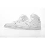 Bstsneaker-Jordan 1 Mid White Pure Platinum (2018)  554725-109