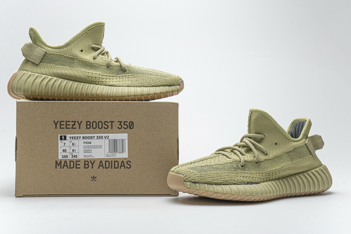 Bstsneaker- Aadidas Yeezy Boost 350 V2 Sulfur FY5346 