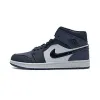 Bstsneaker- Air Jordan 1 Mid Black Purple 553558-116 