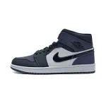 Bstsneaker- Air Jordan 1 Mid Black Purple 553558-116 