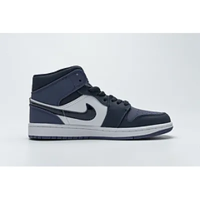 Air Jordan 1 Mid Black Purple 553558-116  02