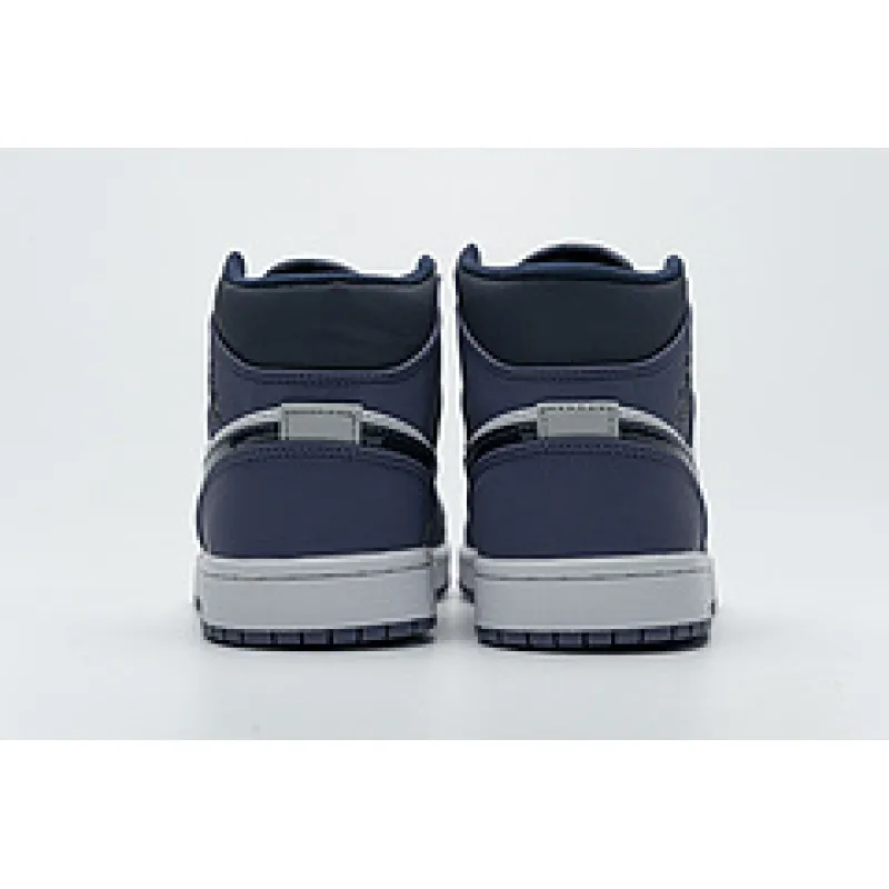 Bstsneaker- Air Jordan 1 Mid Black Purple 553558-116 