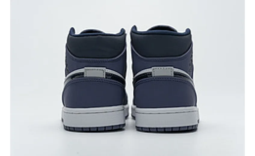 Bstsneaker- Air Jordan 1 Mid Black Purple 553558-116 