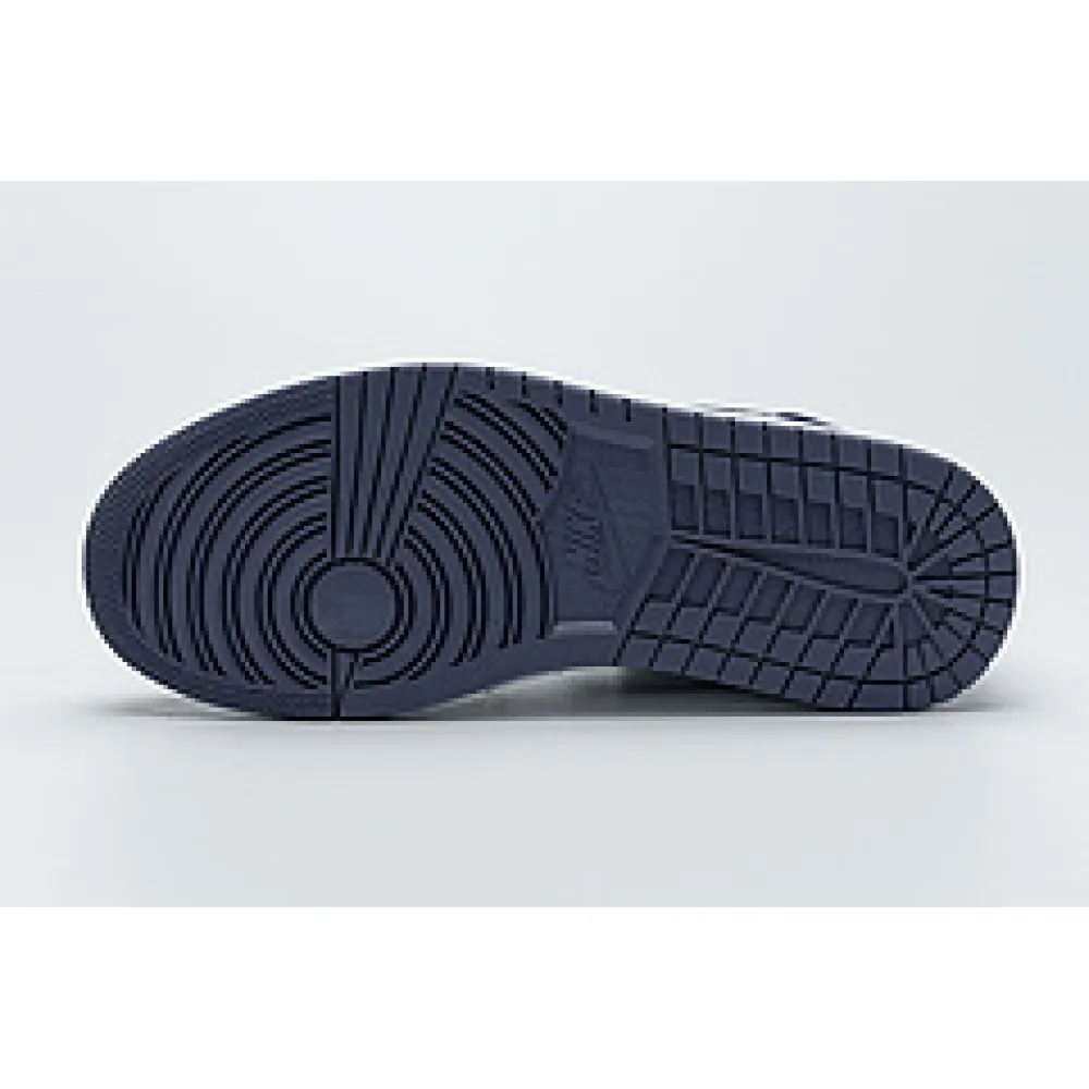Bstsneaker- Air Jordan 1 Mid Black Purple 553558-116 