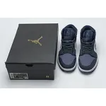 Bstsneaker- Air Jordan 1 Mid Black Purple 553558-116 