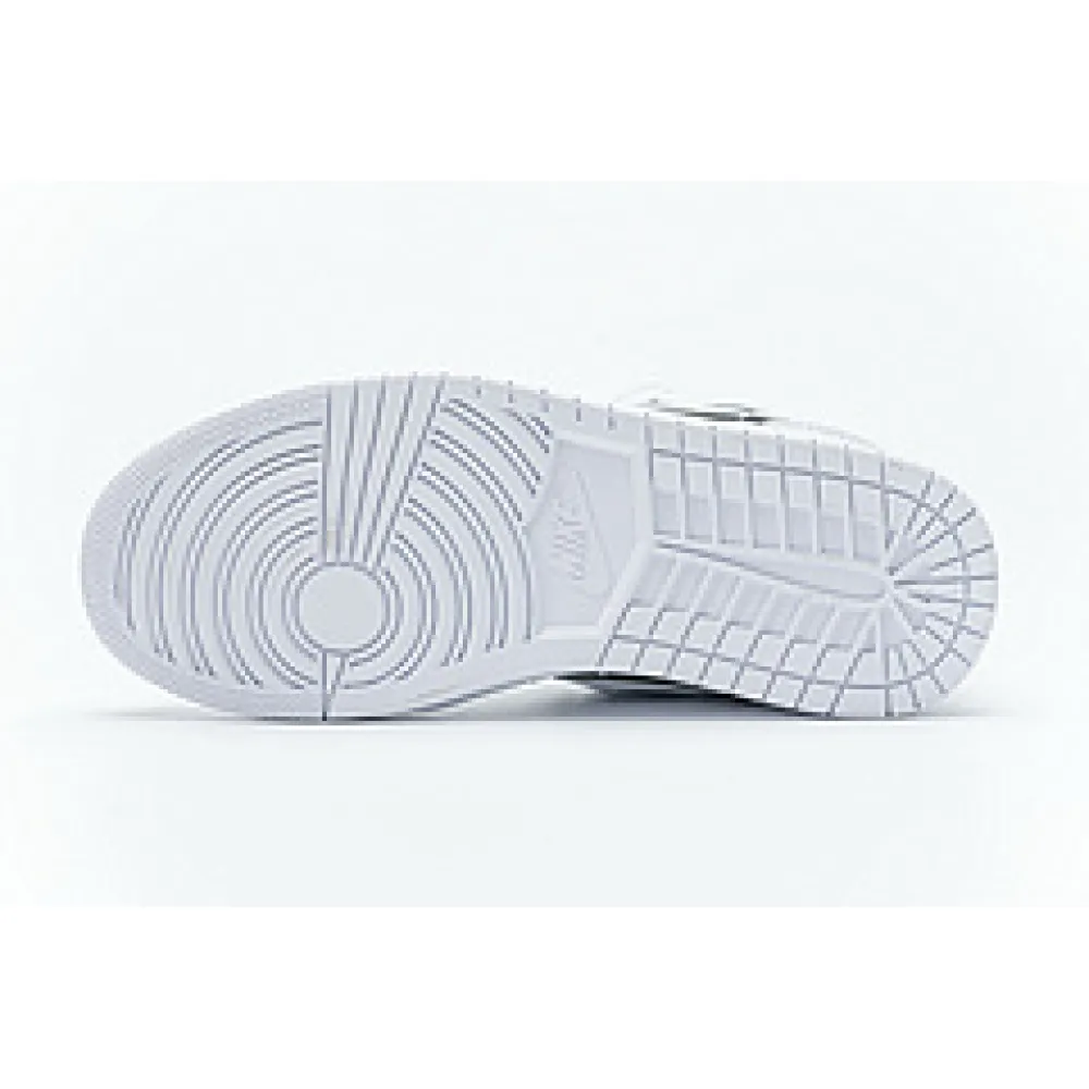Bstsneaker- Air Jordan 1 Mid Iridescent Reflective White (W) CK6587-100 