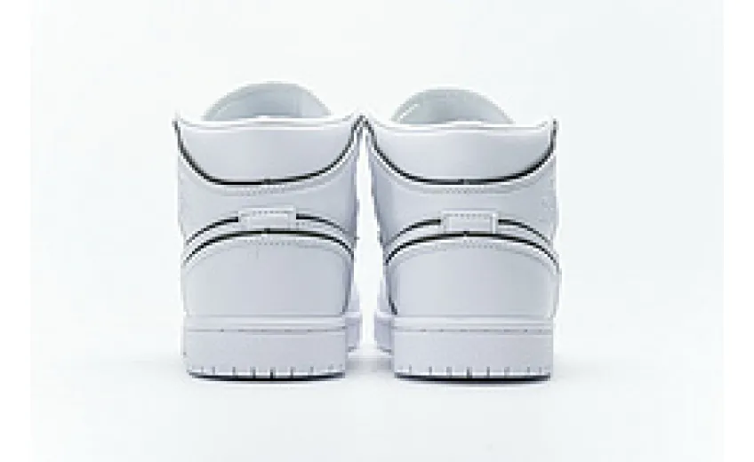 Bstsneaker- Air Jordan 1 Mid Iridescent Reflective White (W) CK6587-100 