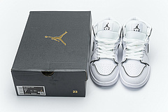 Bstsneaker- Air Jordan 1 Mid Iridescent Reflective White (W) CK6587-100 