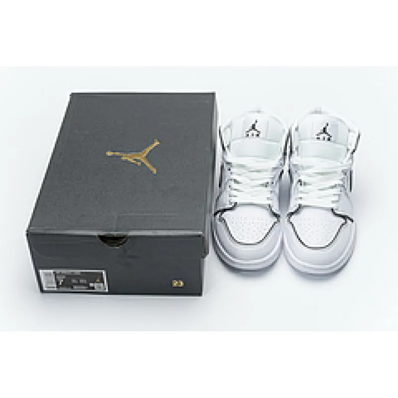 Bstsneaker- Air Jordan 1 Mid Iridescent Reflective White (W) CK6587-100 