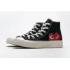 Bstsneaker- Converse Chuck Taylor All-Star 70s Hi Comme des Garcons PLAY Black 150204C 