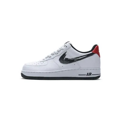  Nike Air Force 1 Low Brushstroke White Black DA4657-100  01