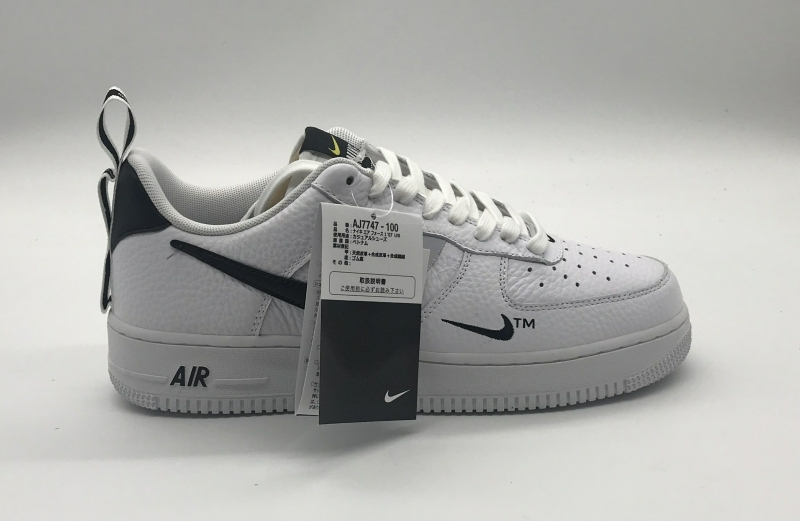 Bstsneaker- Nike Air Force 1 Low Utility White Black AJ7747-100 