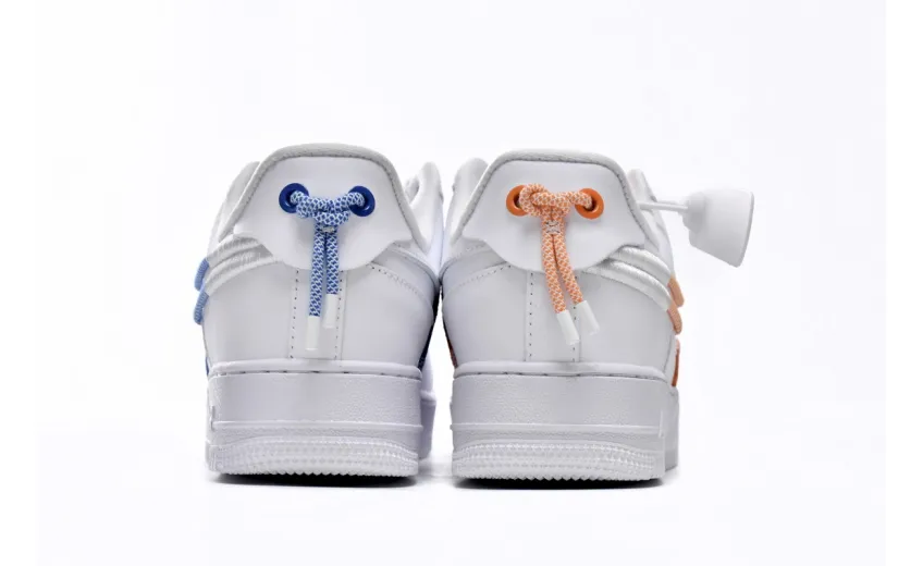  Nike Air Force 1 Low White and Safety Orange DH4408-100 